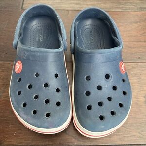 Crocs Kids Navy Clogs
